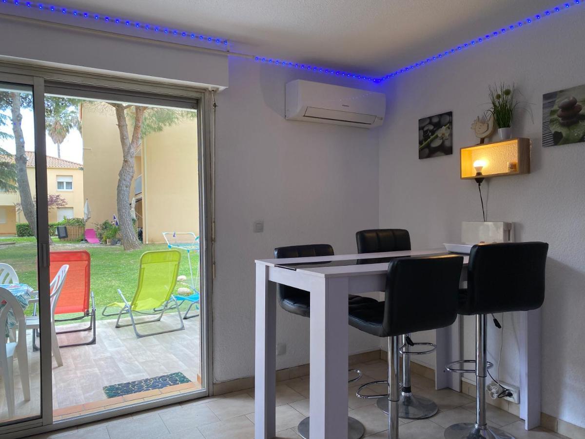 T2 Rdc A Canet En Roussillon Europa 4 Pers ,Piscine,Clim, Tennis, Parking Экстерьер фото