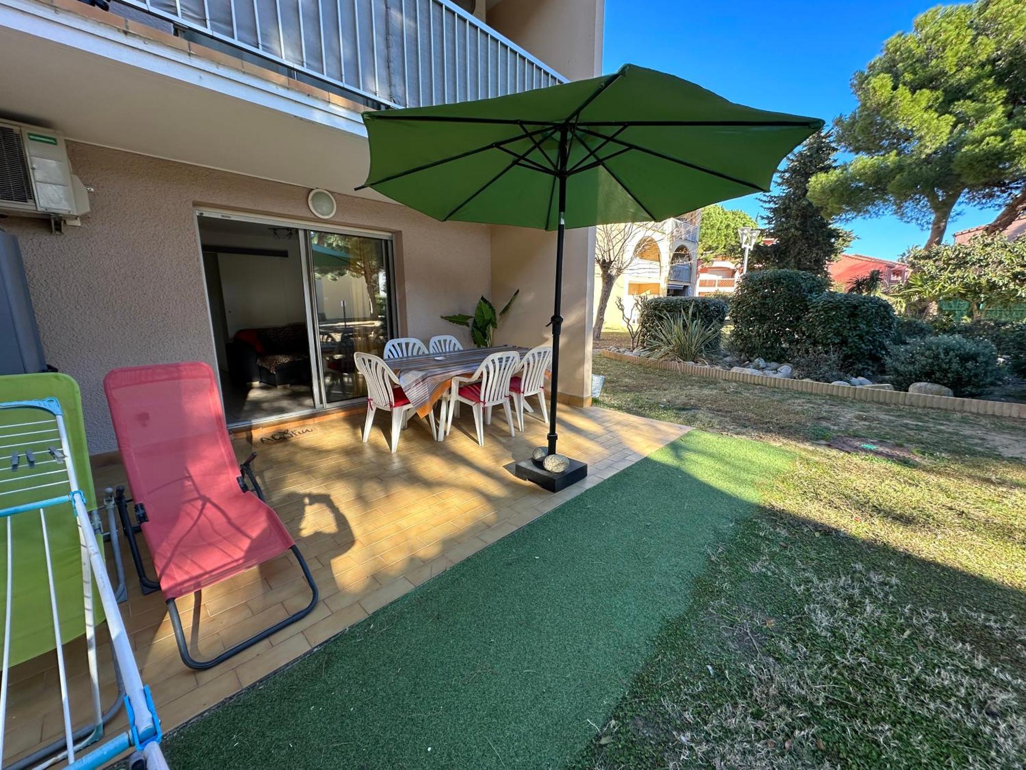 T2 Rdc A Canet En Roussillon Europa 4 Pers ,Piscine,Clim, Tennis, Parking Экстерьер фото